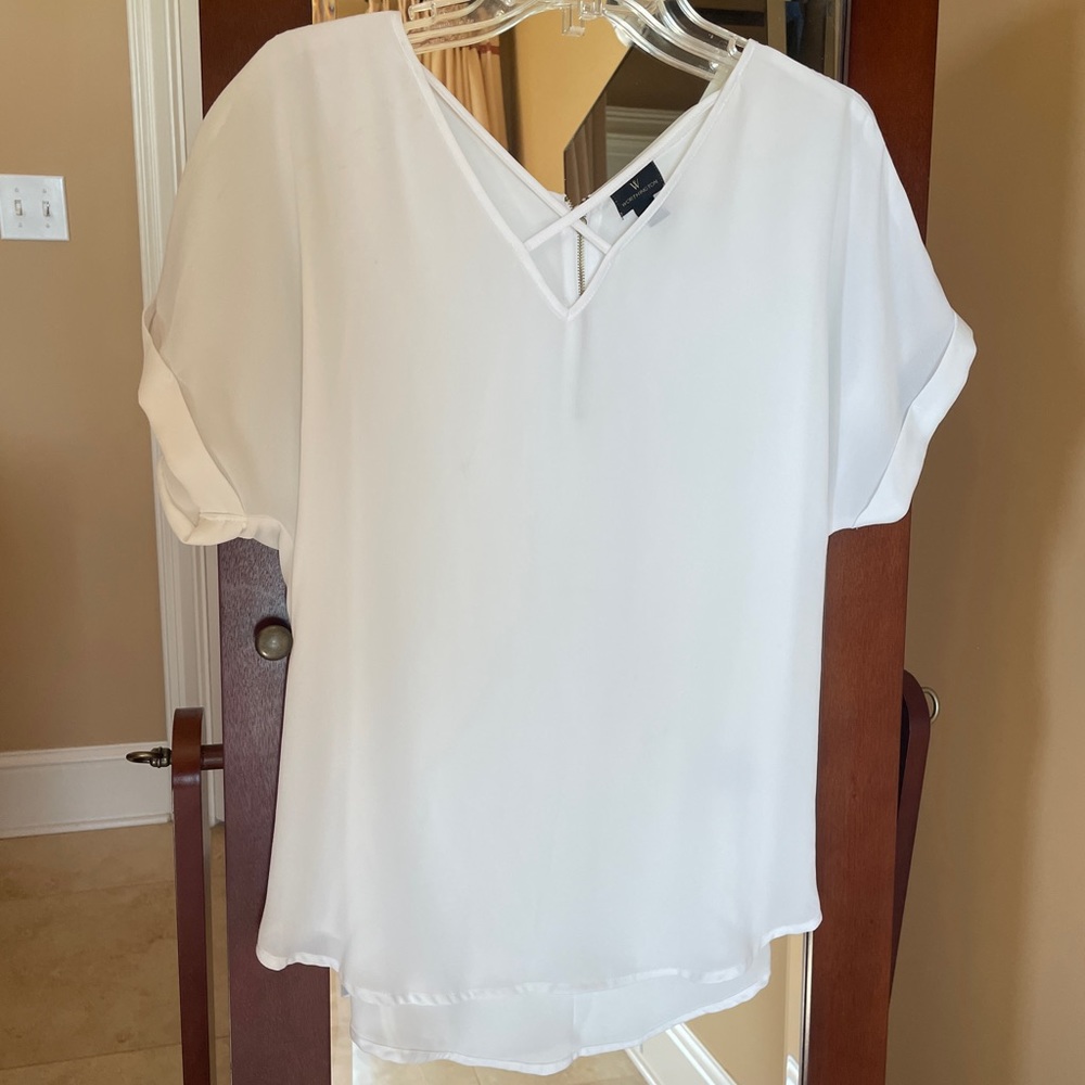 White Sheer Top Small